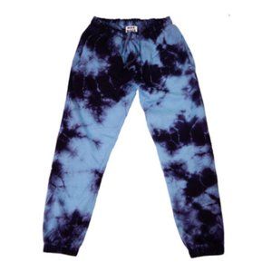 Max Roux Blue Glacier Tie Dye Sweatpants